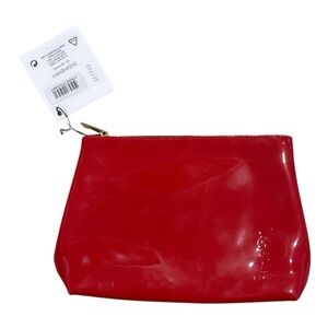 YSL Red Patent Leather Pouch